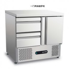 一门两抽披萨柜