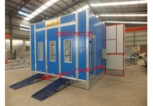 双开门汽车烤漆房电加热汽车烤漆房